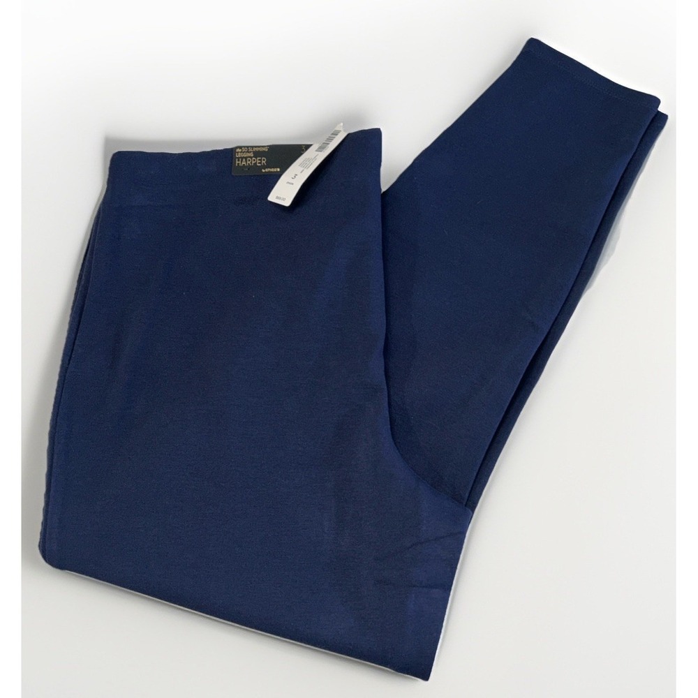 NWT Women's Chicos So Slimming Harper Ponte Knit Ankle Leggings Sz XL (3)
